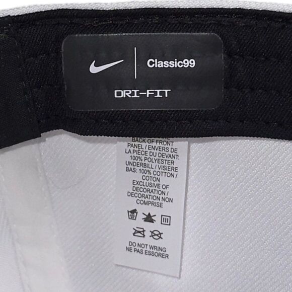 Nike Classic99 Dri-Fit Spartan Fitted Hat White / Green / Gold L/XL - Picture 6 of 7